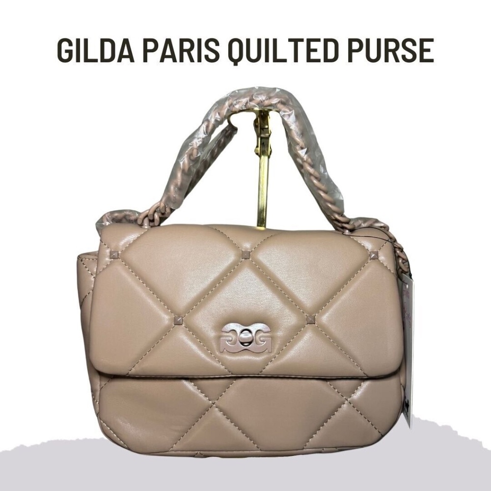 Soft Quilted Gilda Paris Handbag NWT